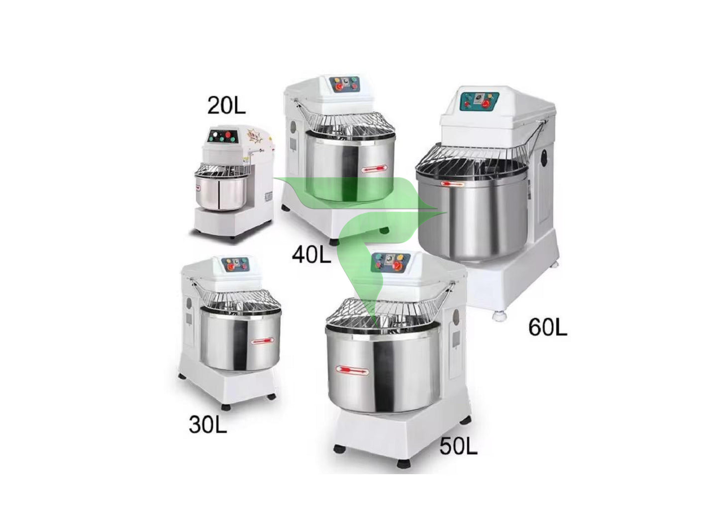 Larger Capacity Double Speed & Action Dough Mixer